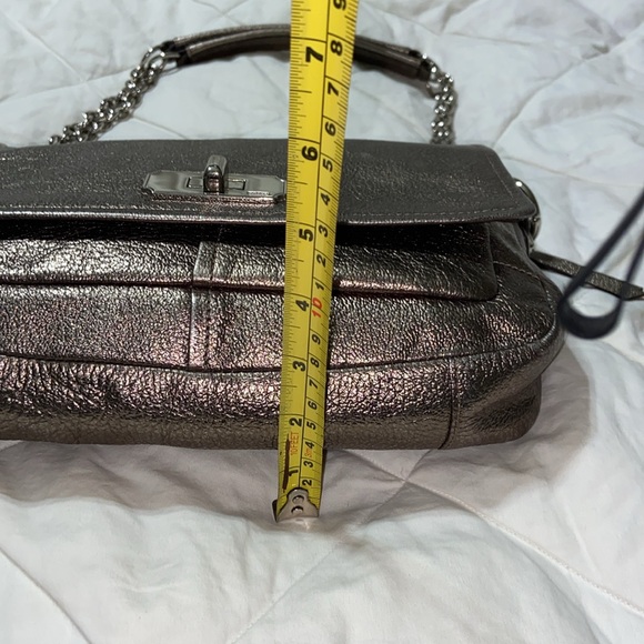 RARE EUC  Coach Metallic Chelsea Flap Crossbody 17808 bag - Picture 6 of 14